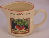 Susan Winget GARDEN FRESH Radishes CREAMER - CIC